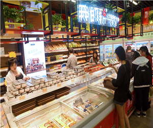 北京火鍋食材冷藏柜，北京燒烤材料超市冷柜，冷凍保鮮柜案例