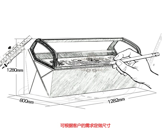 優凱-VIP-BQX1冰淇淋展示柜（廠長推薦）