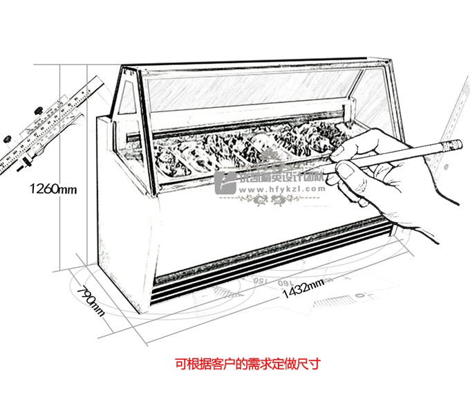 17BQ-D2單排淇淋展示柜-分類頁面