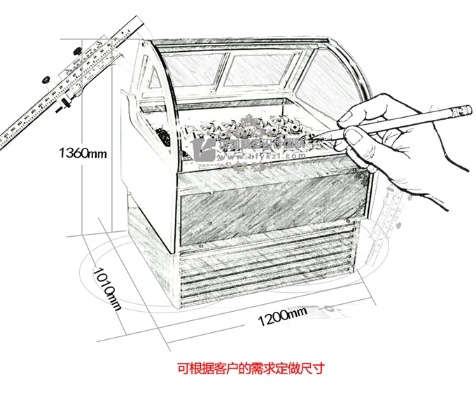 BQ-HA2型冰淇淋展示柜