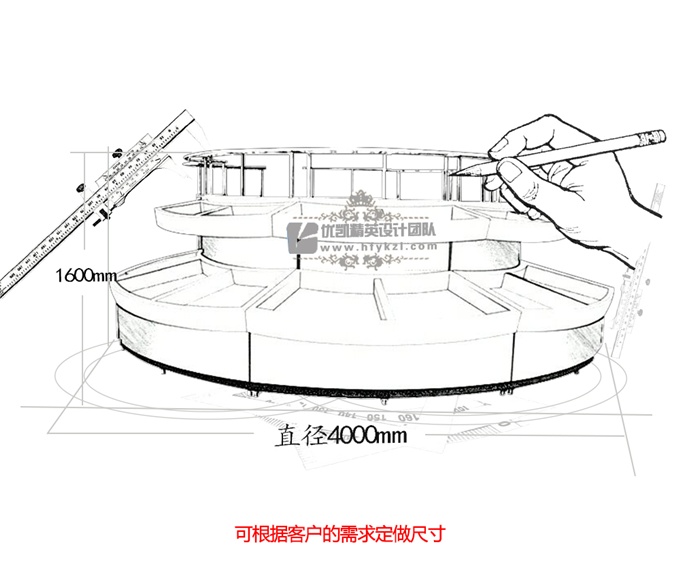 ZGS-8環(huán)島果蔬架（直徑4~12米）