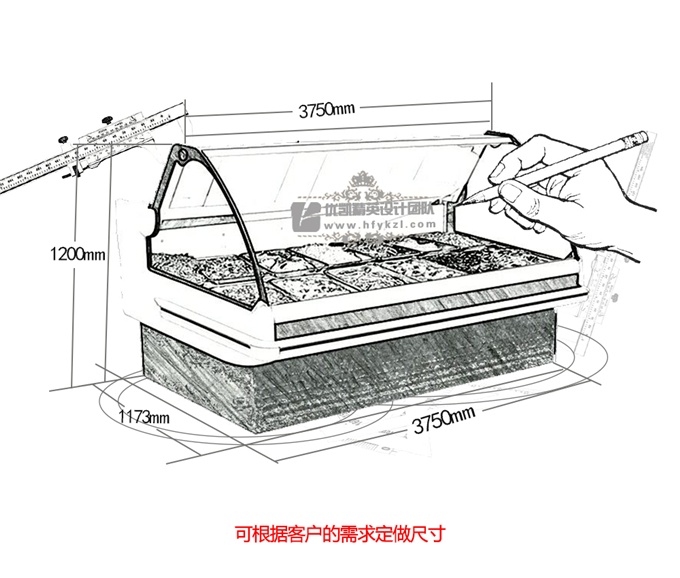 SBA型風(fēng)冷熟食柜